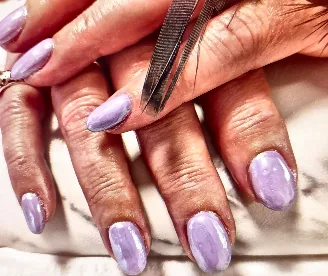 Shellac toes & nail art